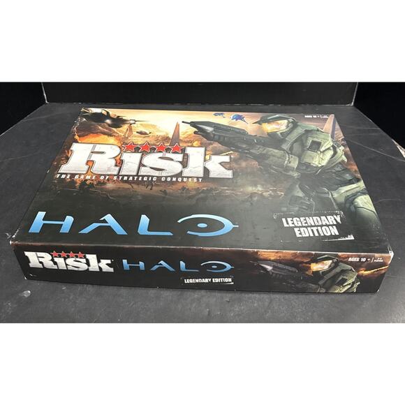 Risk Halo Legendary Edition Board Game Hasbro Strategy War 2012 100% Complete - Picture 9 of 11